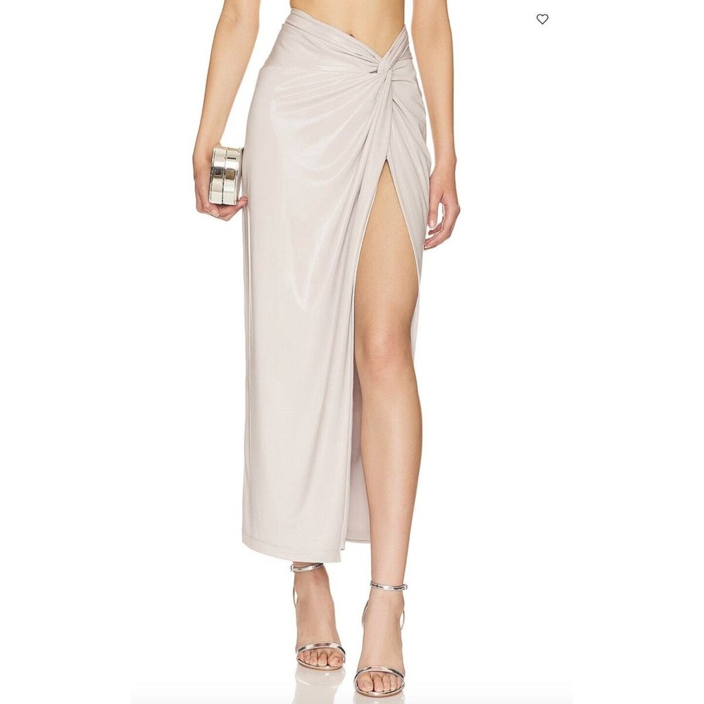 Revolve NBD Kaise Sarong Skirt in Ivory size Small NWT